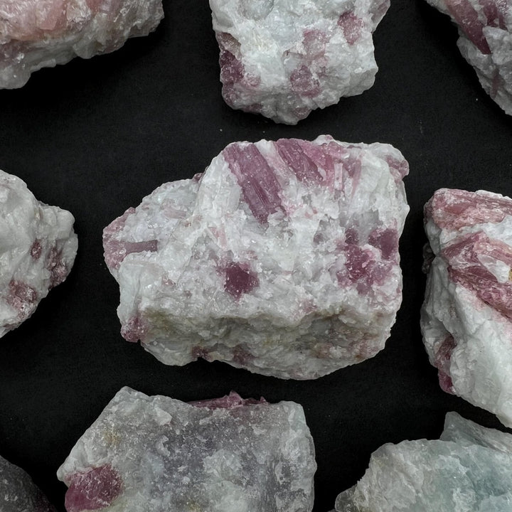 Rough Rose Pink TourmalineCrystal River Gems