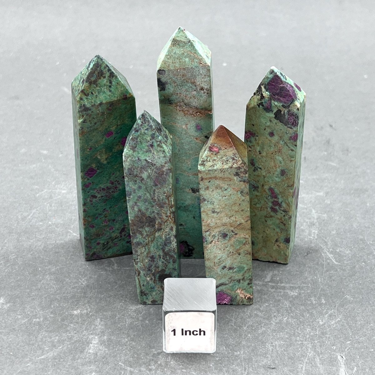 Ruby Crystal Tower Ruby Fuchsite Polished Standing Tower | Crystal River Gems