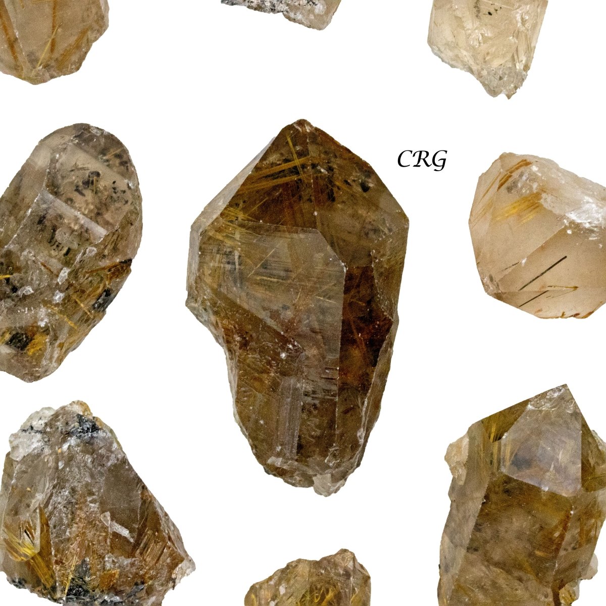 Rutilated Quartz Rough Rock (8 Ounces) Size 25 to 55 mm Bulk Wholesale ...