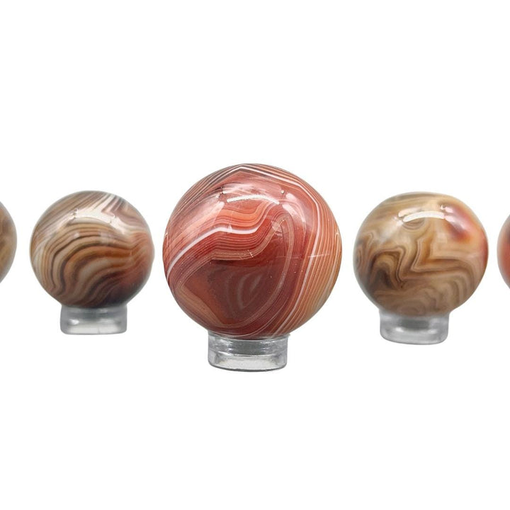 Sardonyx Mini Sphere (4 Pieces)Crystal River Gems