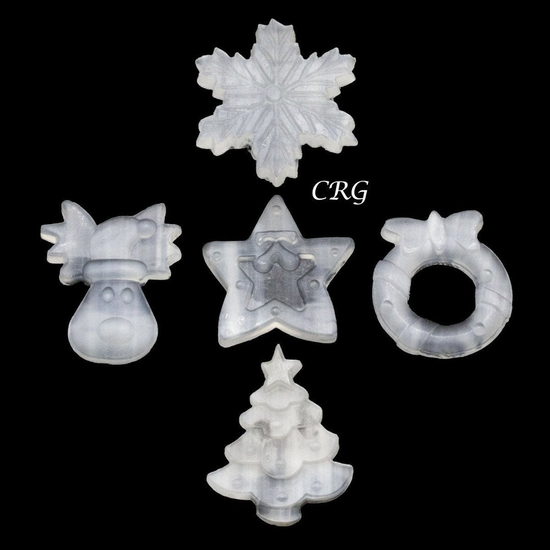 Selenite Christmas CarvingsCrystal River Gems