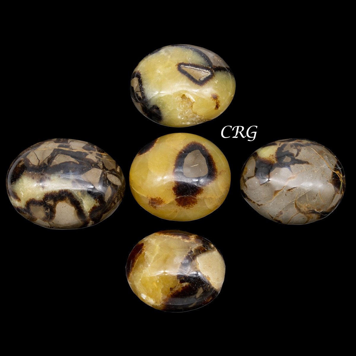 Septarian Calcite Palm Stones (1 Pound) Size 1.5 to 2.5 Inches ...