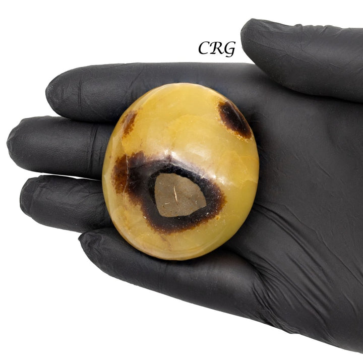 Septarian Calcite Palm Stones (1 Pound) Size 1.5 to 2.5 Inches Crystal Gemstone Worry Pocket Stones