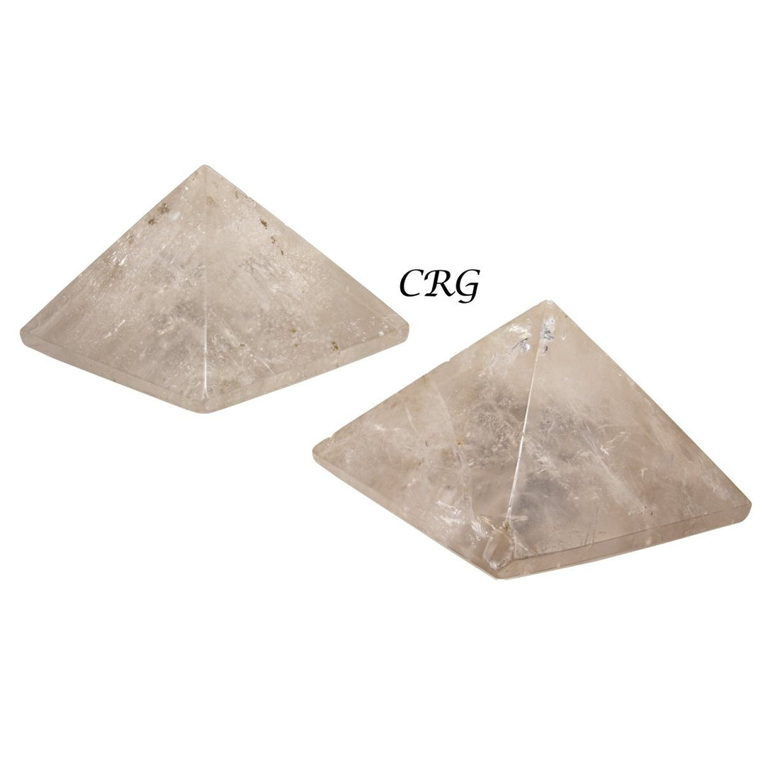 Smoky Quartz Pyramid (1 Piece) Size 40 mm 4-Sided Crystal Gemstone Decor