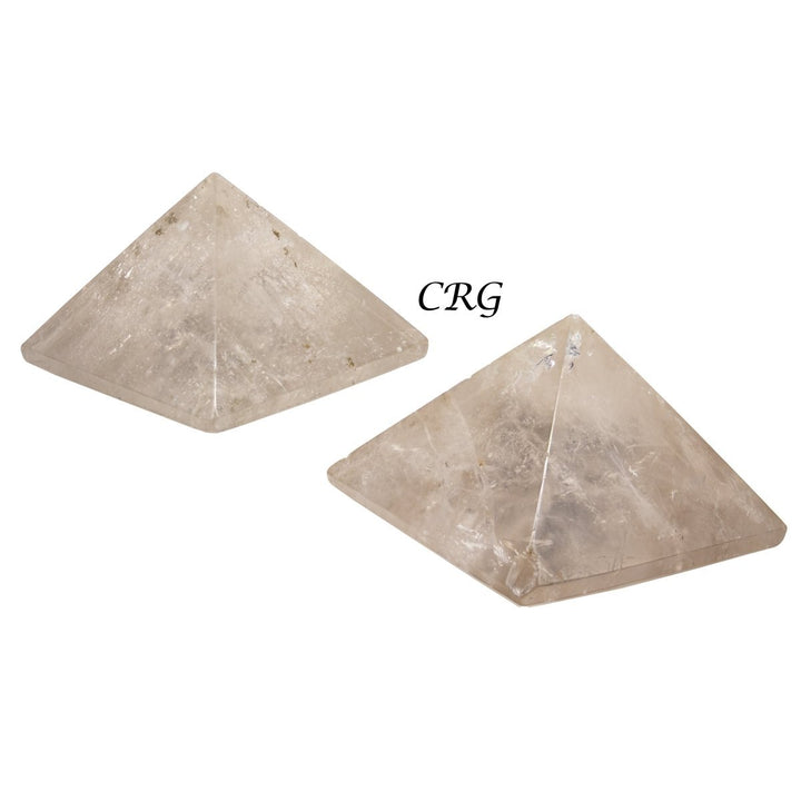 Smoky Quartz Pyramid (1 Piece) Size 40 mm 4-Sided Crystal Gemstone Decor