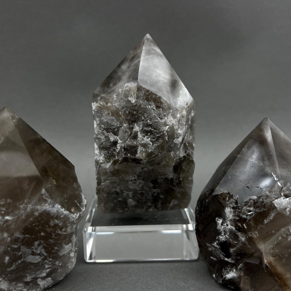 Smoky Quartz Top Polished Point Gemstone Home Decor Wholesale Crystal SupplyCrystal River Gems