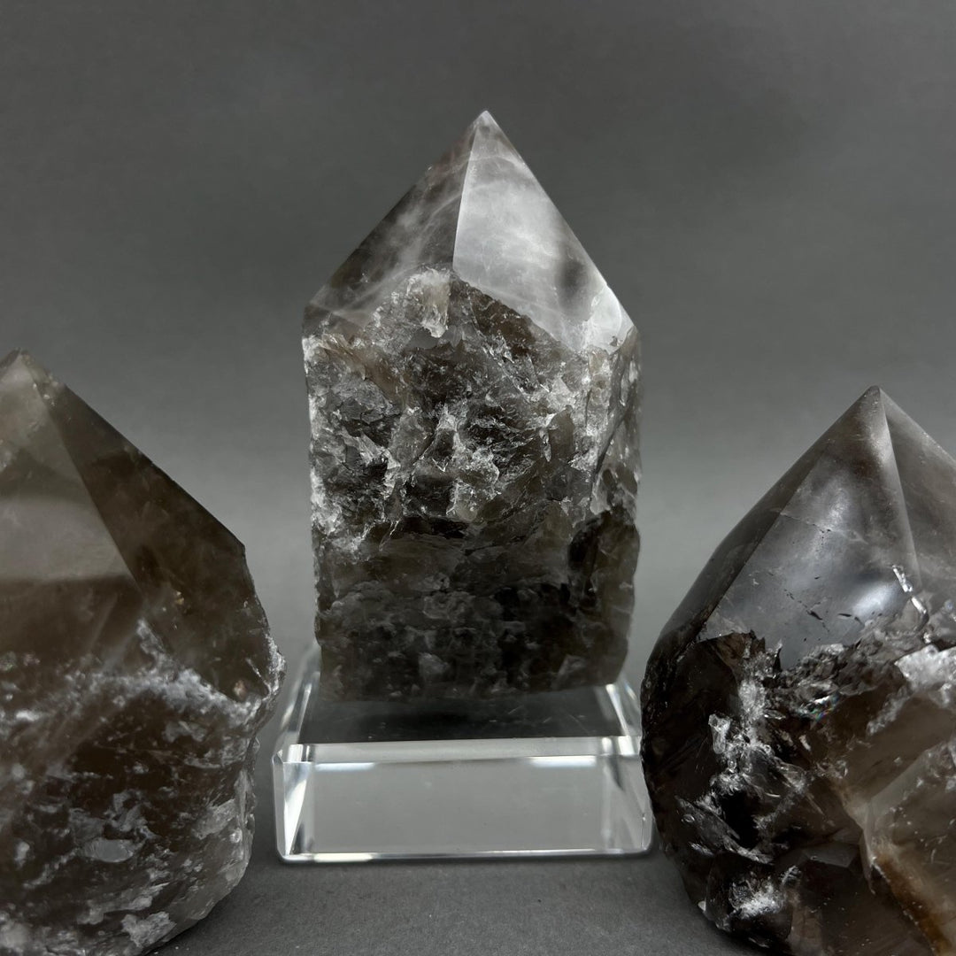 Smoky Quartz Top Polished Point Gemstone Home Decor Wholesale Crystal SupplyCrystal River Gems