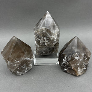 Smoky Quartz Top Polished Point Gemstone Home Decor Wholesale Crystal Supply