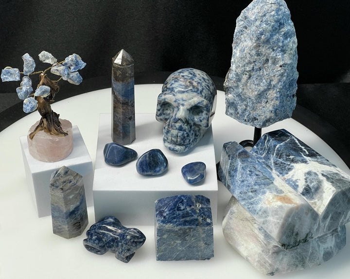 Sodalite Crystal Bundle Lot (4 LBs) Bulk Wholesale Gemstone Décor CollectionCrystal River Gems