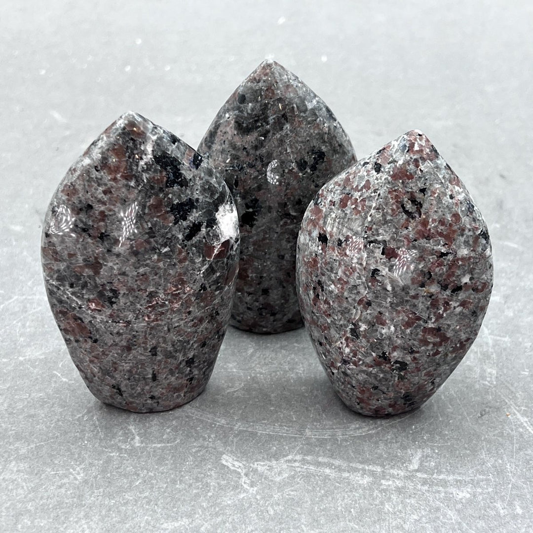 Sodalite Syenite Polished Standing FlameCrystal River Gems
