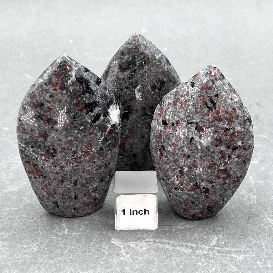Sodalite Syenite Polished Standing FlameCrystal River Gems
