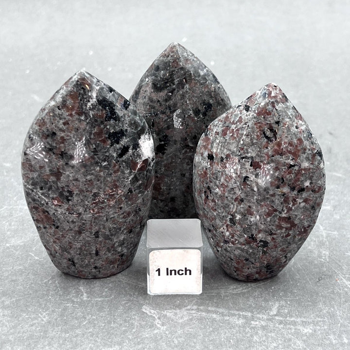Sodalite Syenite Polished Standing FlameCrystal River Gems