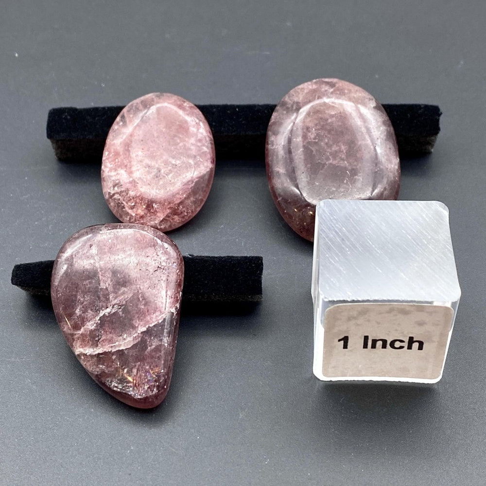 Strawberry Quartz Gemstone CabochonCrystal River Gems