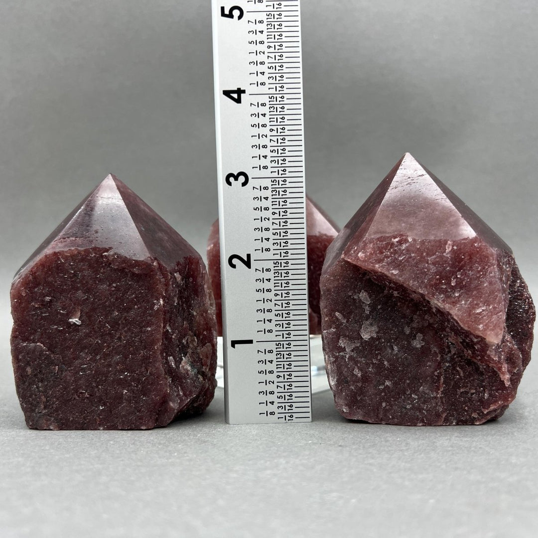 Strawberry Quartz Top Polished Point (1 Piece) Gemstone Home Decor Wholesale Crystal SupplyCrystal River Gems