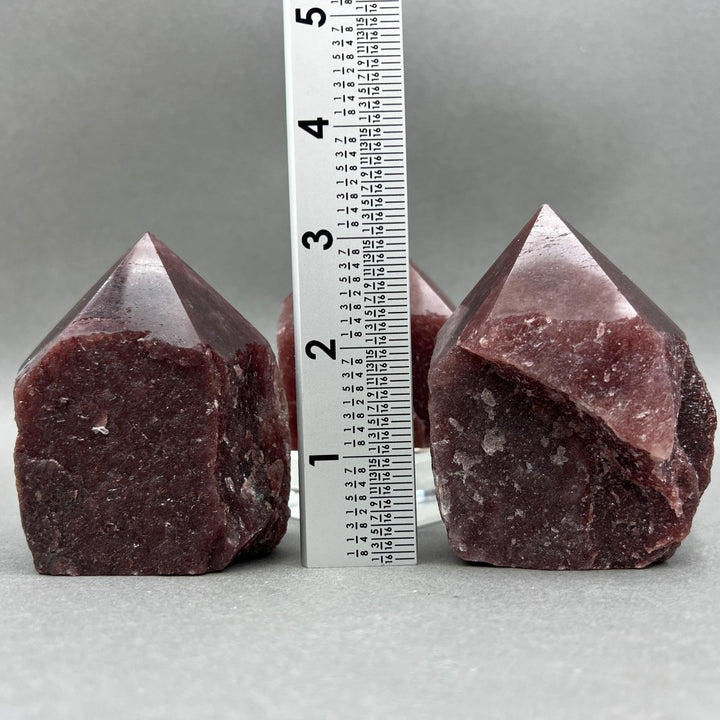 Strawberry Quartz Top Polished Point (1 Piece) Gemstone Home Decor Wholesale Crystal SupplyCrystal River Gems