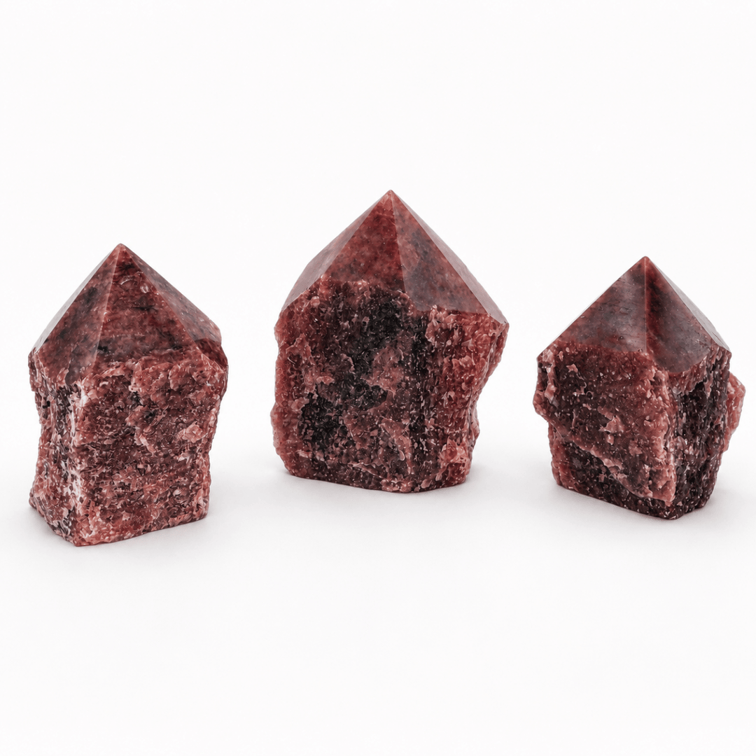 Strawberry Quartz Top Polished PointCrystal River Gems