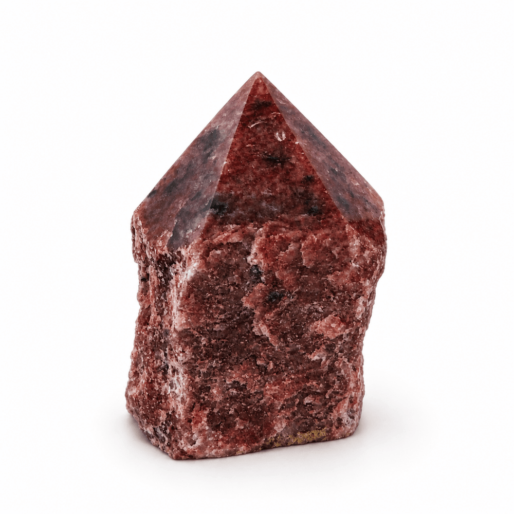 Strawberry Quartz Top Polished PointCrystal River Gems