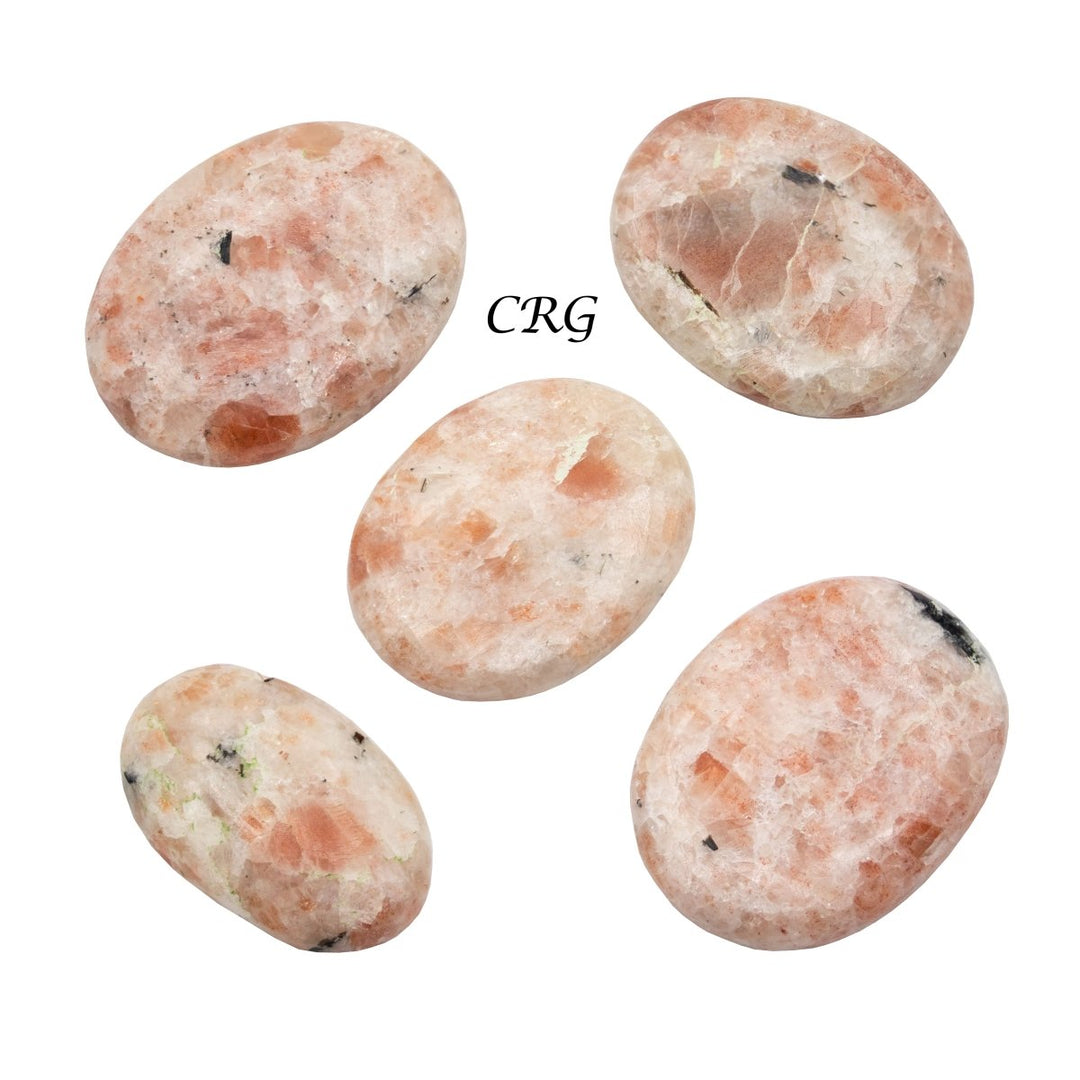 Sunstone Cabochons (75 Grams) Mixed Sizes Bulk Wholesale Lot Crystal Minerals