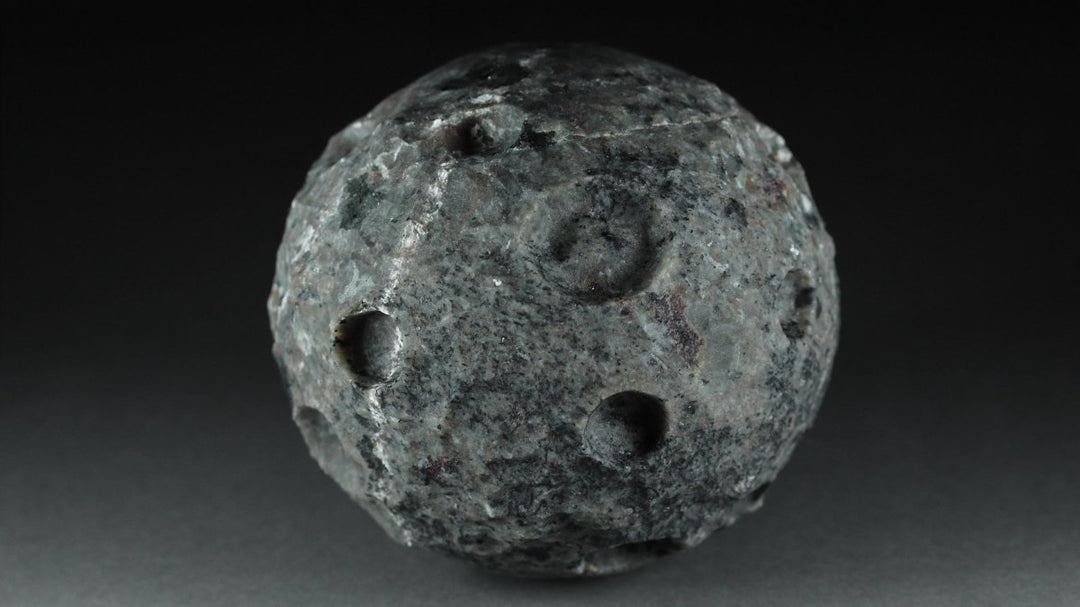 Syanite Sodalite Moon Carving with UV Flashlight ComboCrystal River Gems