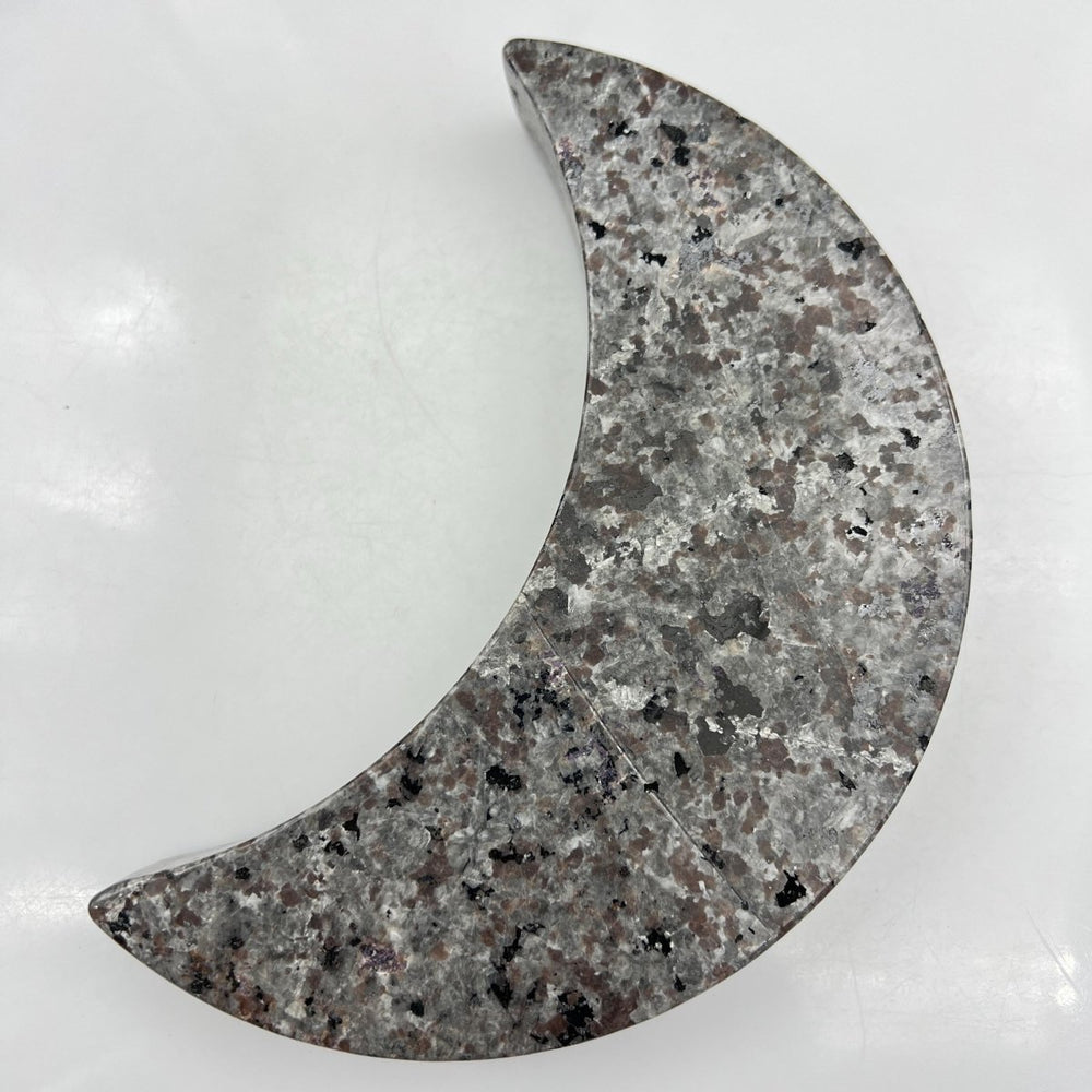 Syenite Flat Gemstone Crescent Moon (1 pc)Crystal River Gems