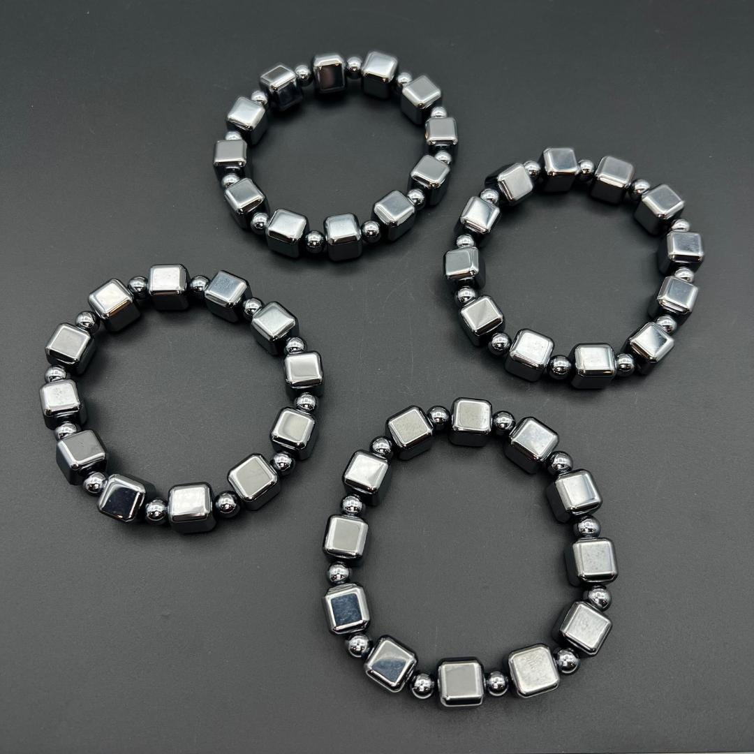 Terahertz Cube Stretch BraceletCrystal River Gems