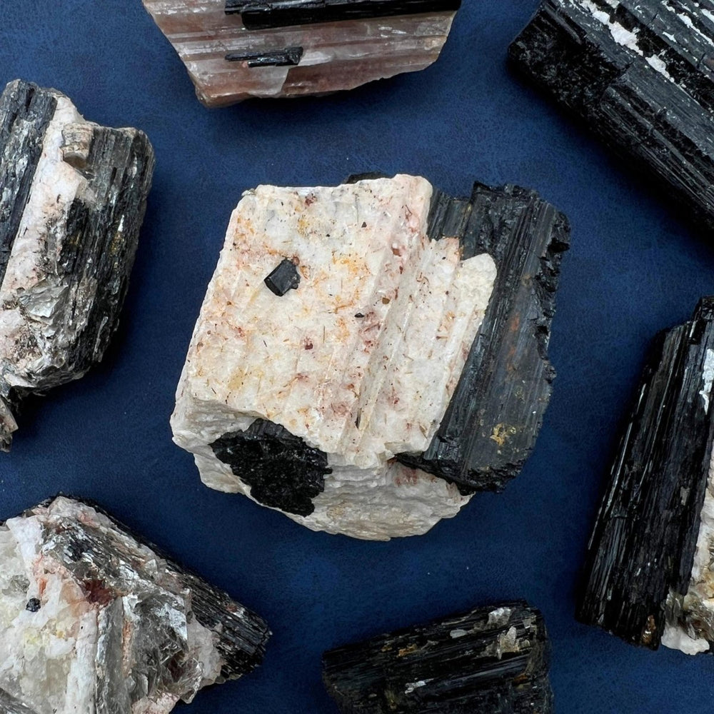 Tourmaline on Matrix Rough (1 Kilo)Crystal River Gems