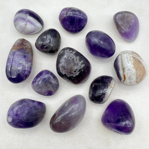 Tumbled Multicolor Amethyst / 20-40mm AVG - 1 KILO LOT
