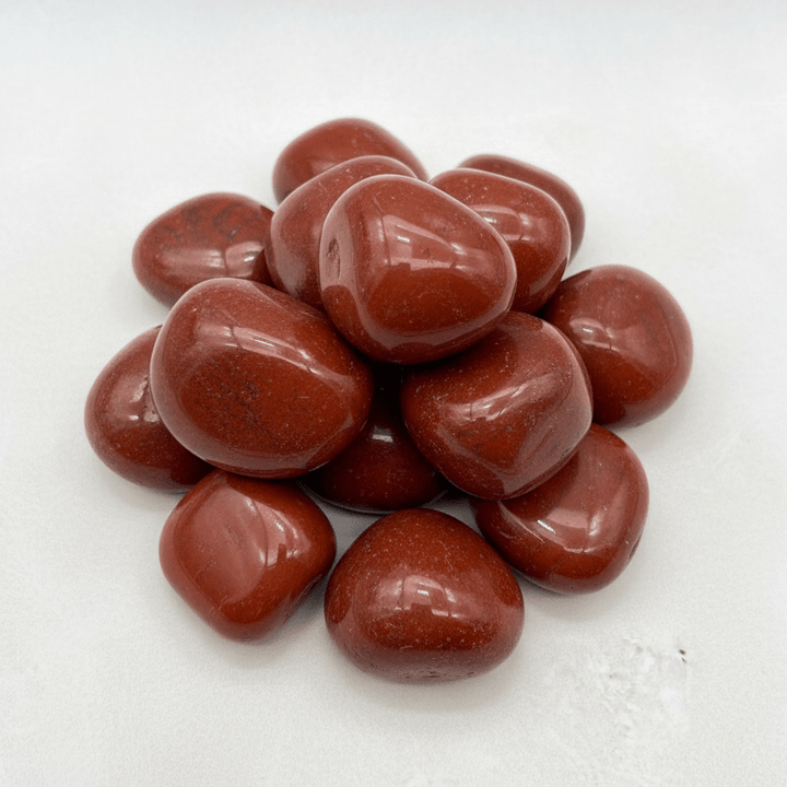 Tumbled Red Jasper from India / 20 - 40mm AVG - 1 KILO LOTCrystal River Gems