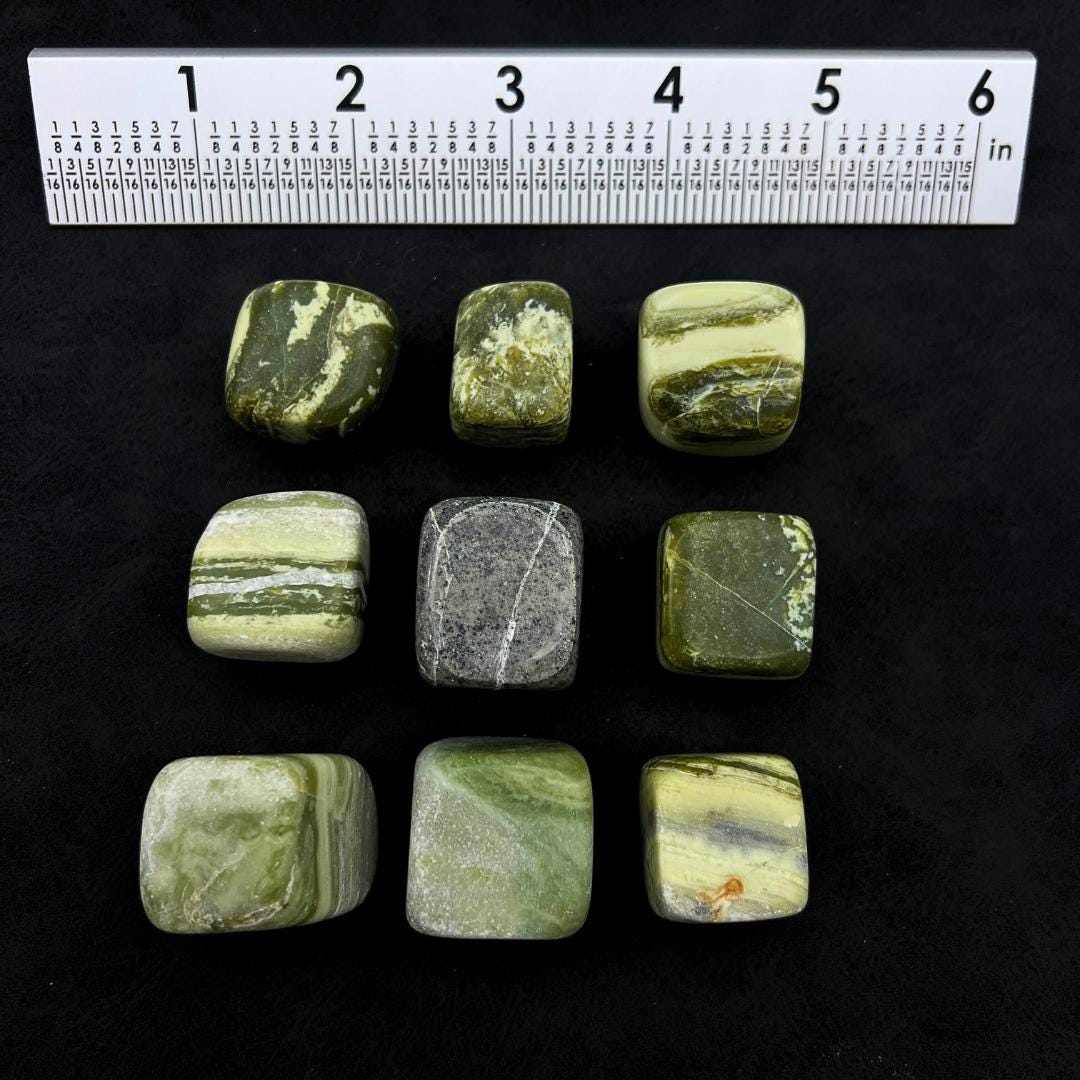 Tumbled Serpentine from India (1 Pound)Crystal River Gems