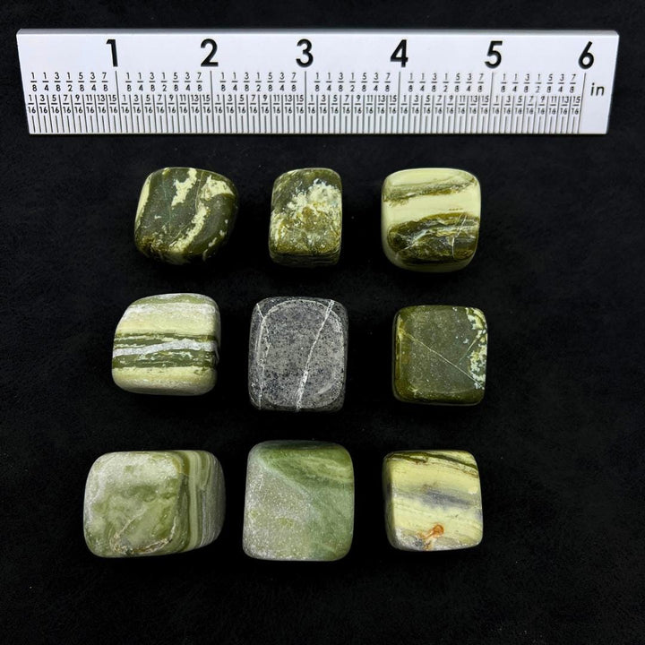 Tumbled Serpentine from India (1 Pound)Crystal River Gems