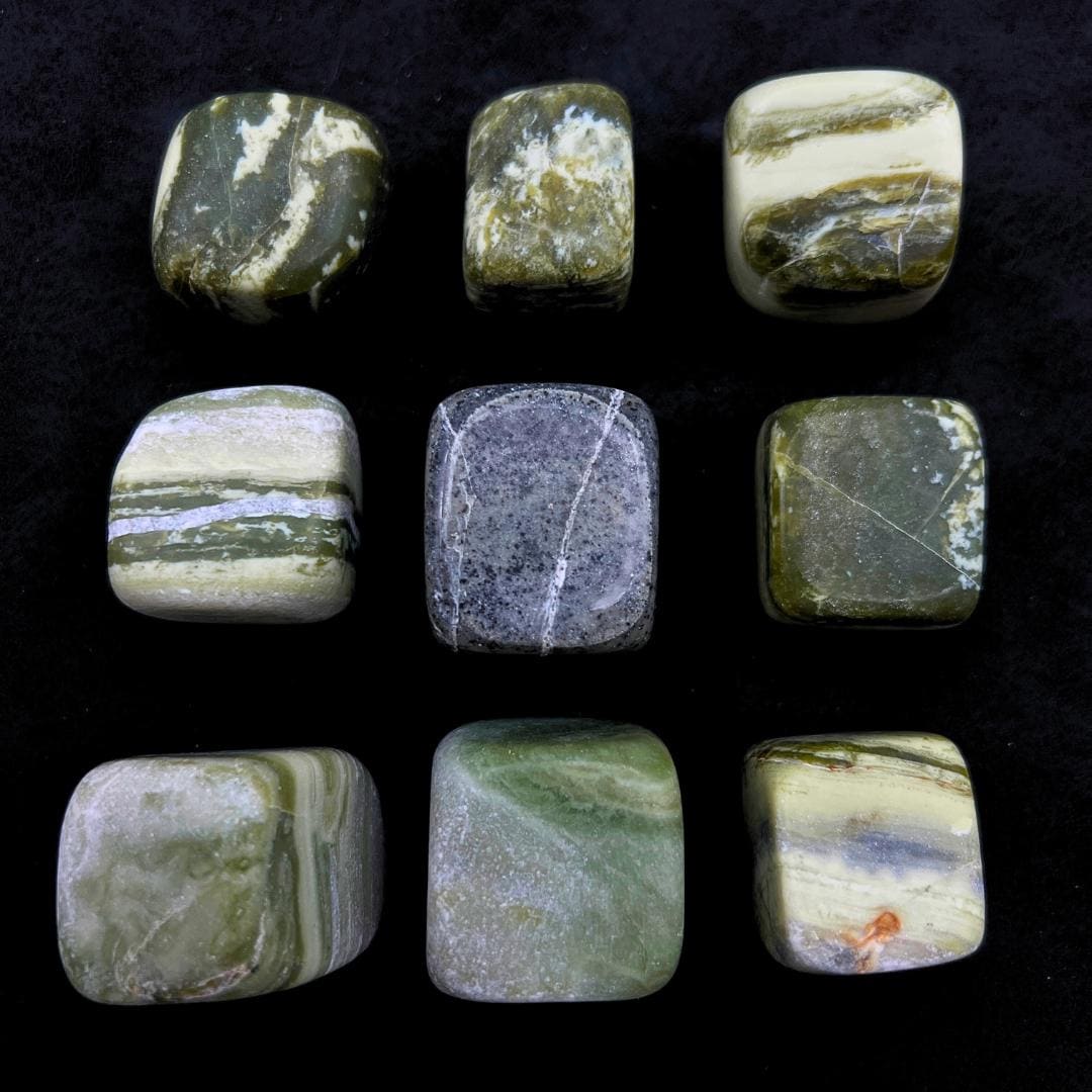 Tumbled Serpentine from India (1 Pound)Crystal River Gems