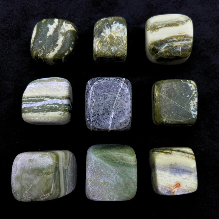 Tumbled Serpentine from India (1 Pound)Crystal River Gems