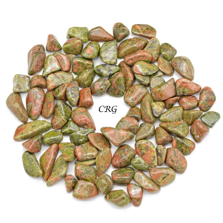 Tumbled Unakite 5 - 20mmCrystal River Gems