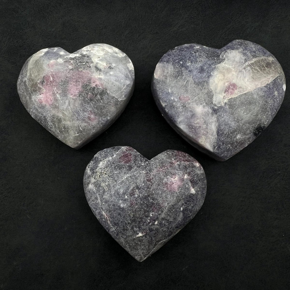Unicorn Polished HeartsCrystal River Gems
