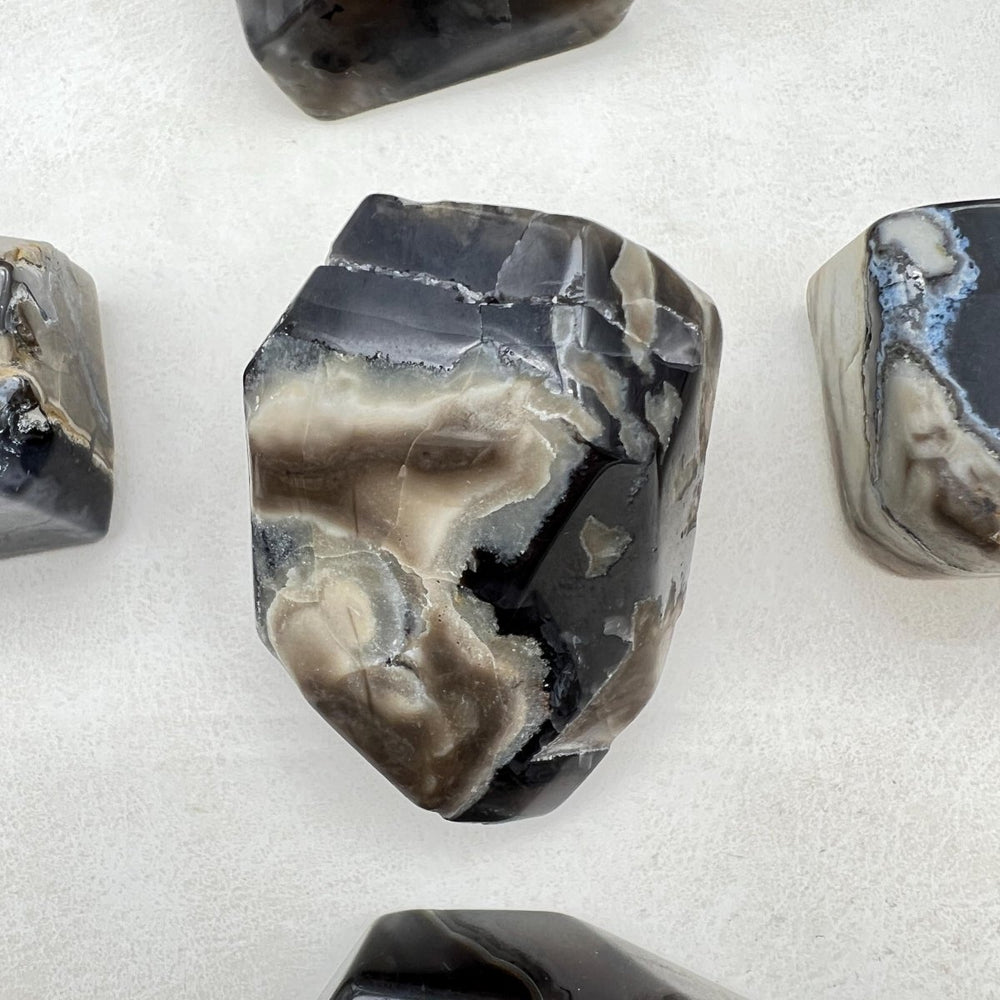 Volcanic Agate Freeform Gemstone ShapeCrystal River Gems