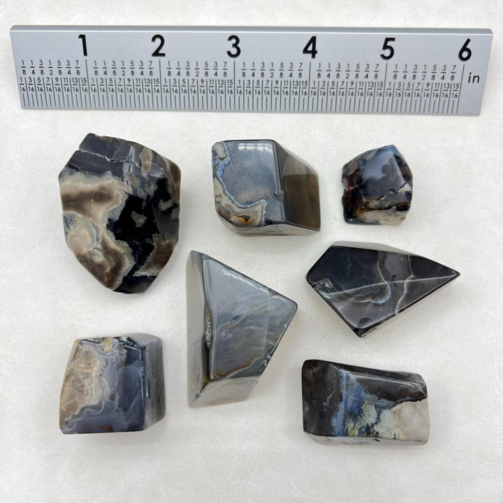 Volcanic Agate Freeform Gemstone ShapeCrystal River Gems