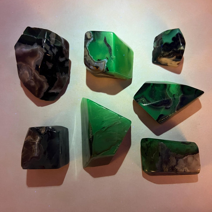 Volcanic Agate Freeform Gemstone ShapeCrystal River Gems