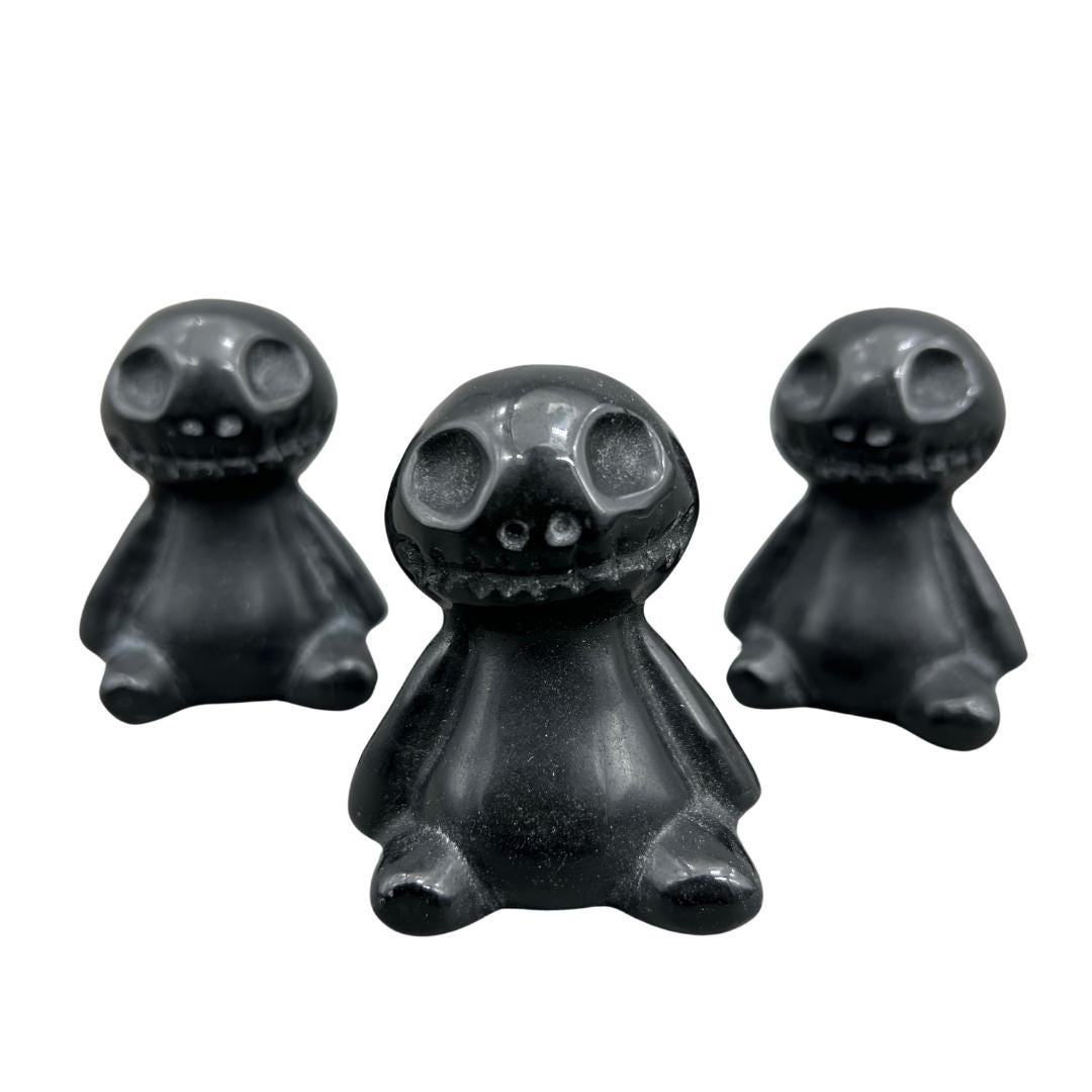 Voodoo Doll Obsidian Carving (1 Piece)Crystal River Gems