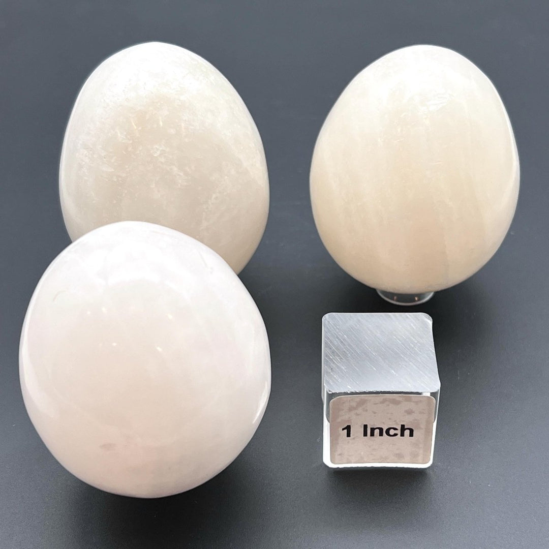 White Calcite Crystal EggCrystal River Gems