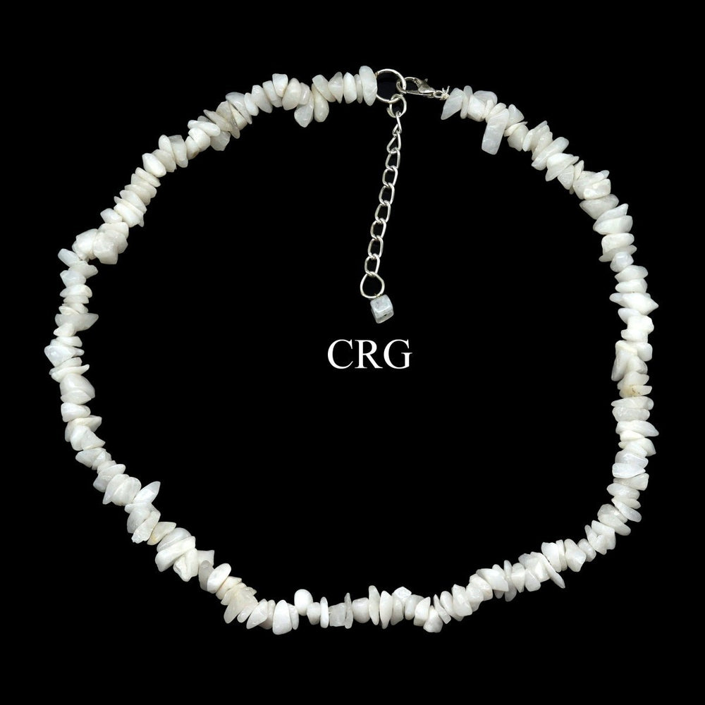 White Quartz Strand Chip Choker Necklace (16 Inches) (4 Pieces)Crystal River Gems
