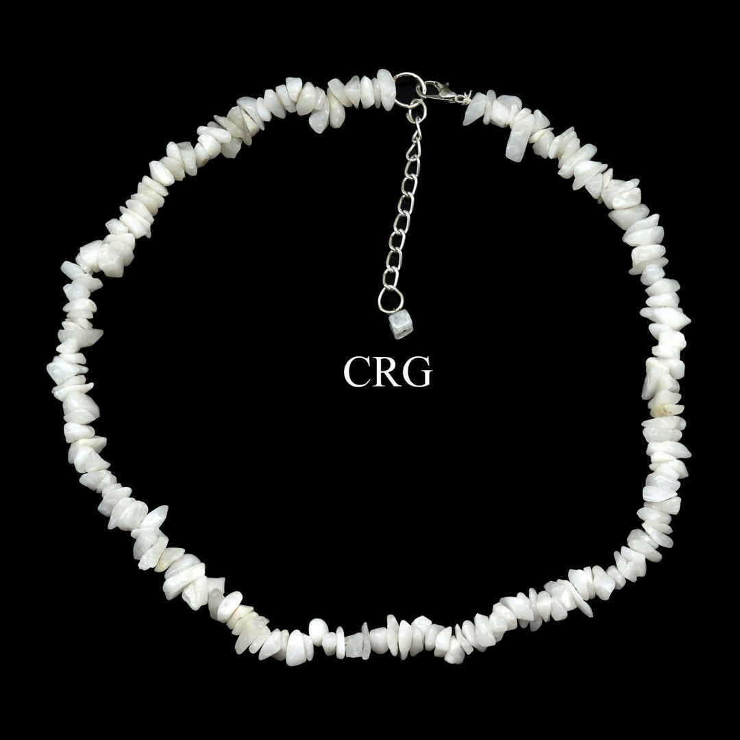 White Quartz Strand Chip Choker Necklace (16 Inches) (4 Pieces)Crystal River Gems