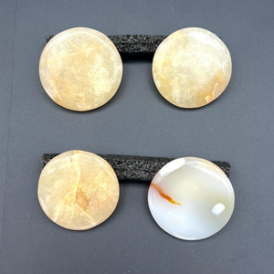 Yellow Quartz Polished Pocket Stone