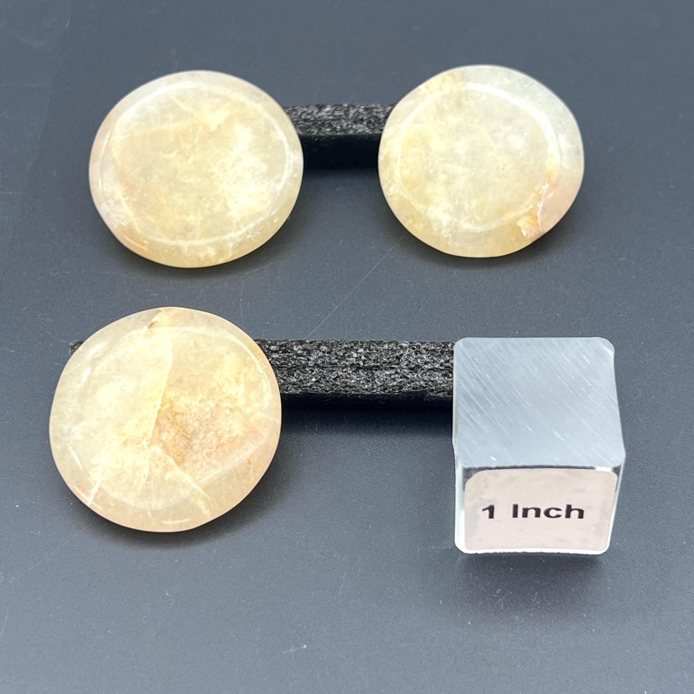 Yellow Quartz Polished Pocket StoneCrystal River Gems