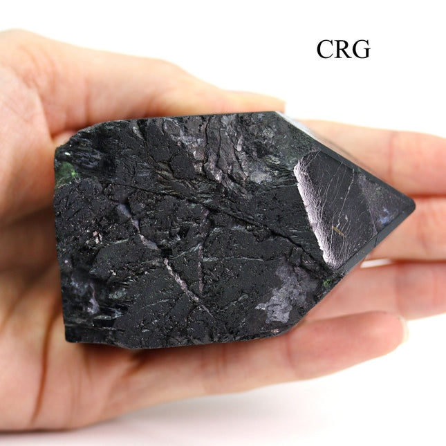 Black Tourmaline Top Polished Points / 1.5-3" AVG - 1 KILO LOT - Crystal River Gems