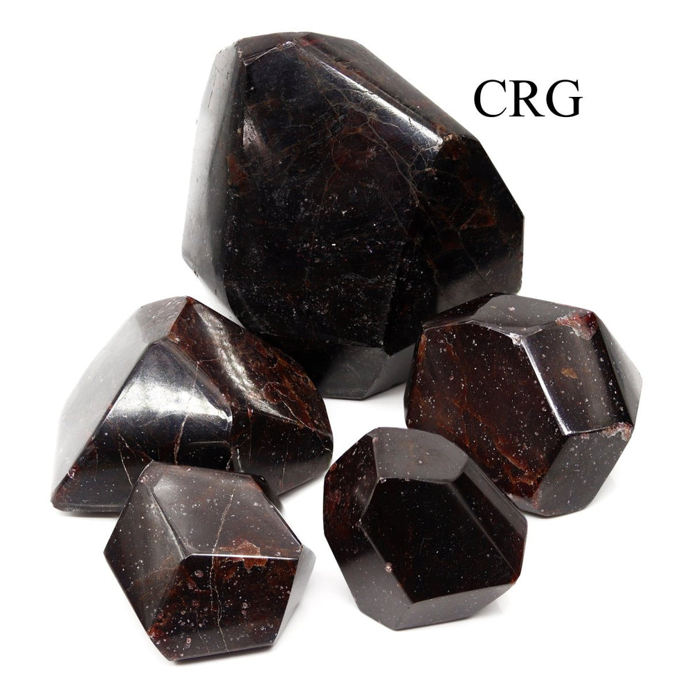 Polished Extra Quality Faceted Garnet Stones / 1.5-4" AVG - 1 KILO LOT