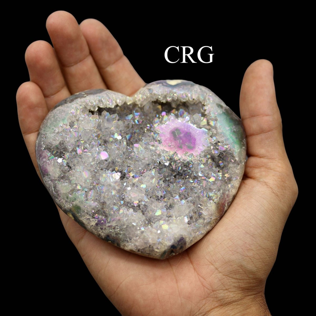 Angel Aura Amethyst Hearts / 150 - 500g AVG - 1 KILO LOTCrystal River Gems