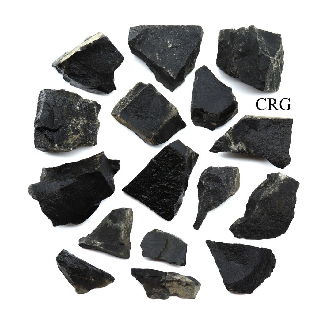 Rough Black Basalt / 1.5-2.5" AVG - 1 LB. LOT