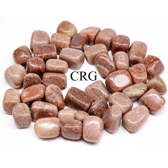 1 LB. LOT - Cherry Quartz Tumbled from India / 20-40MM AVG - Crystal River Gems