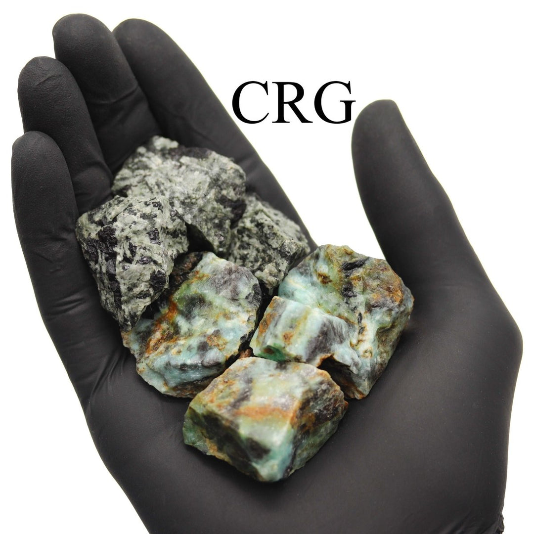 Rough Mixed Chrysocolla and Kambaba Jasper / 25 - 40mm AVG - 1 KILO LOTCrystal River Gems