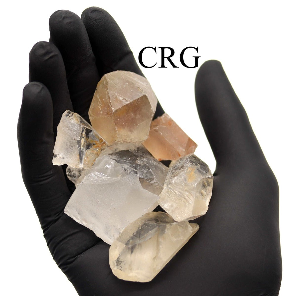 Clear Quartz Rough Rock from India 25-40mm 1 LB. LOT